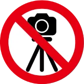 三脚の使用禁止