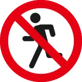 ゆっくりお歩きください