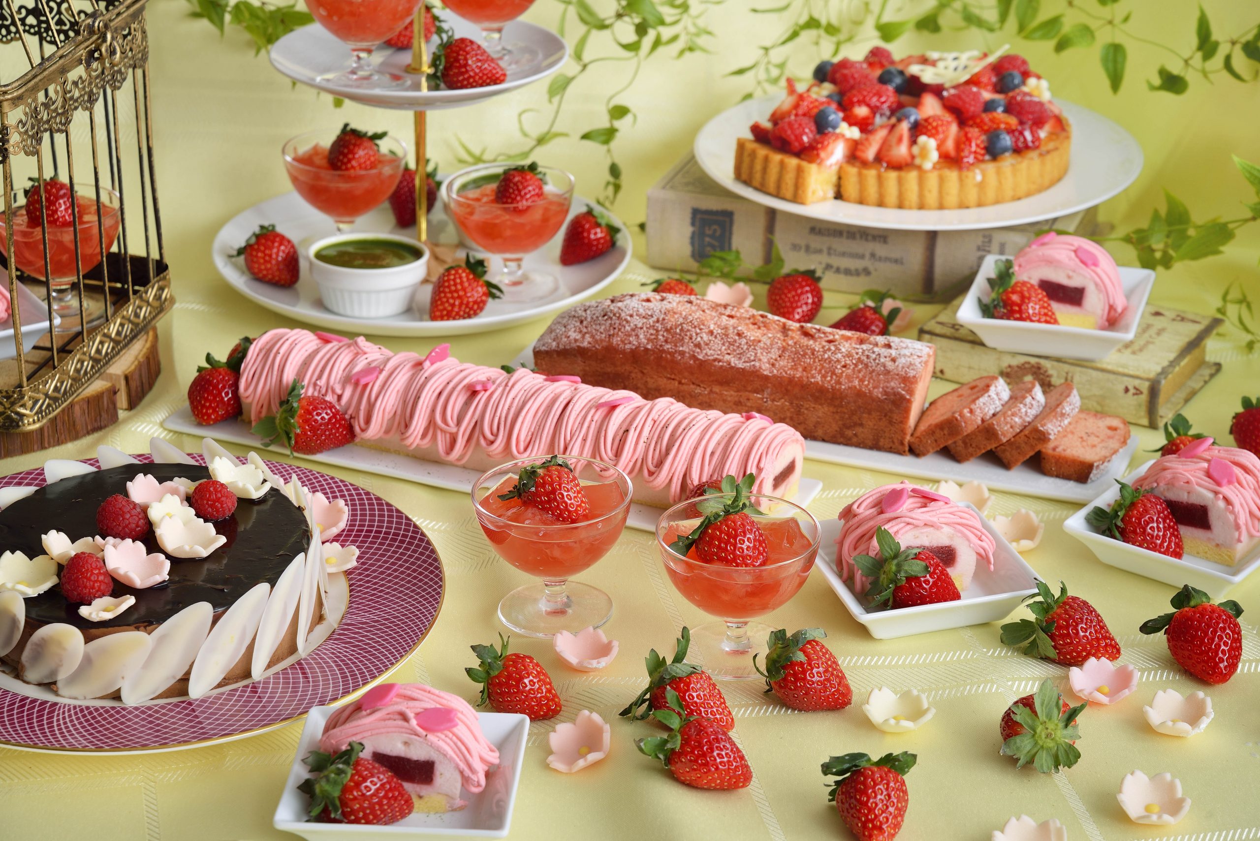 春のお花見ランチビュッフェ ディナービュッフェ 椿と桜と東京雲海と 東京のホテルならホテル椿山荘東京 公式サイト