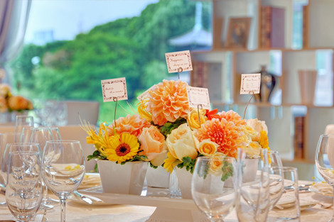 テーブルコーディネート選びのヒント 東京の結婚式 結婚式場 ホテル椿山荘東京 公式